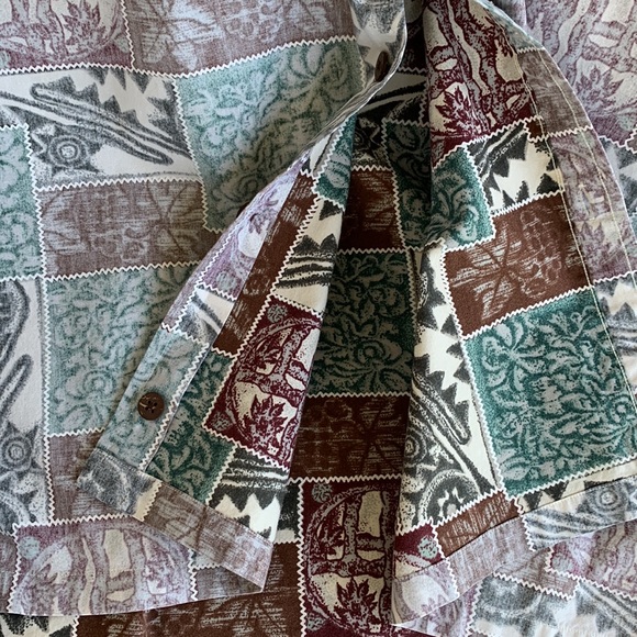 🎉HOST PICK🎉 Cooke Street Honolulu Reverse Print Aloha Shirt - Large - Picture 11 of 12